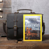 Premium Leather Courier Bag | NAMUR - Stylish & Durable Homme8 leather shoulder bag