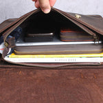 Premium Leather Courier Bag | NAMUR - Stylish & Durable Homme8 leather shoulder bag