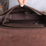 Premium Leather Courier Bag | NAMUR - Stylish & Durable Homme8 leather shoulder bag