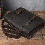 Premium Leather Courier Bag | NAMUR - Stylish & Durable Homme8 leather shoulder bag