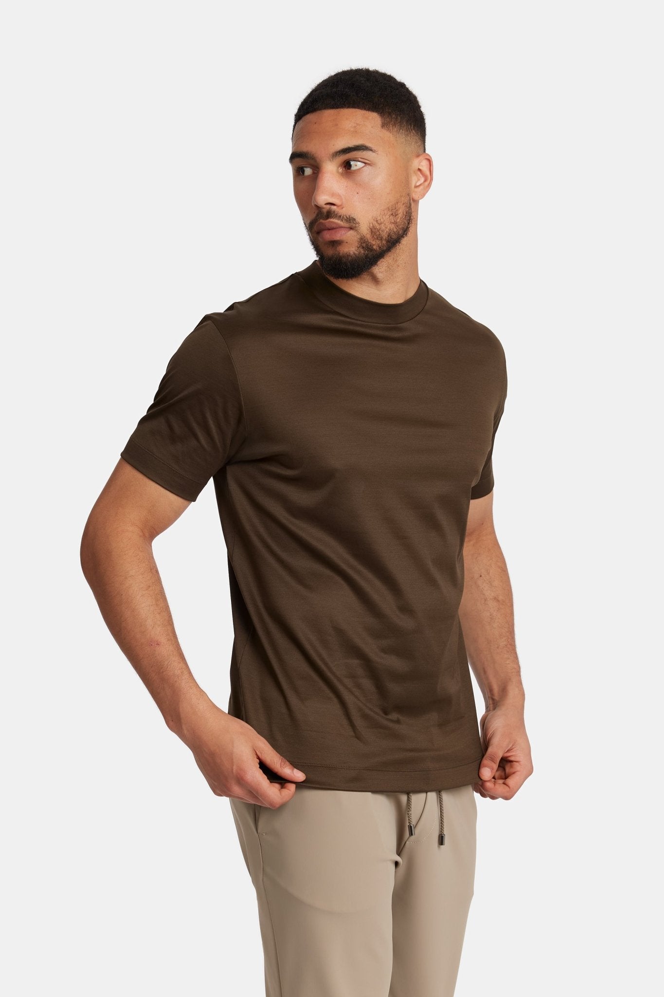 Premium Mocha Brown T-Shirt - Comfort & Stijl voor Elke Gelegenheid Homme8 T-shirt