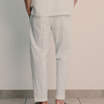 Premium Old Money Casual Cotton Straight Leg Pants for Timeless Style Homme8 