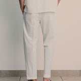 Premium Old Money Casual Cotton Straight Leg Pants for Timeless Style Homme8 
