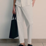 Premium Old Money Casual Cotton Straight Leg Pants for Timeless Style Homme8 