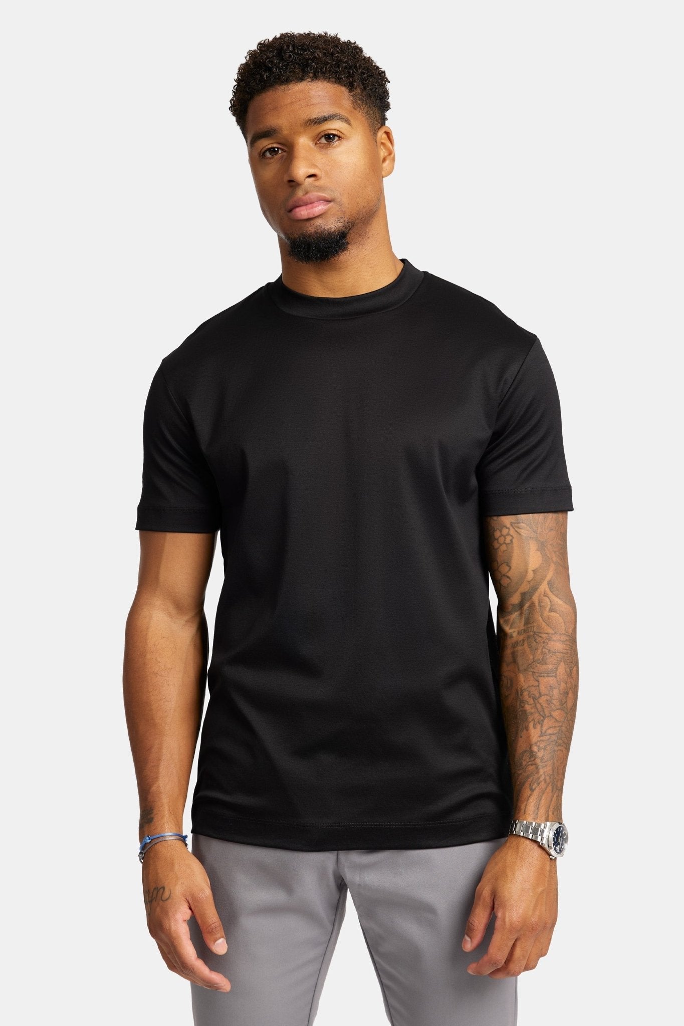 Premium Onyx Black T-Shirt - Stylish Comfort & Versatile Fit Homme8 T-shirt