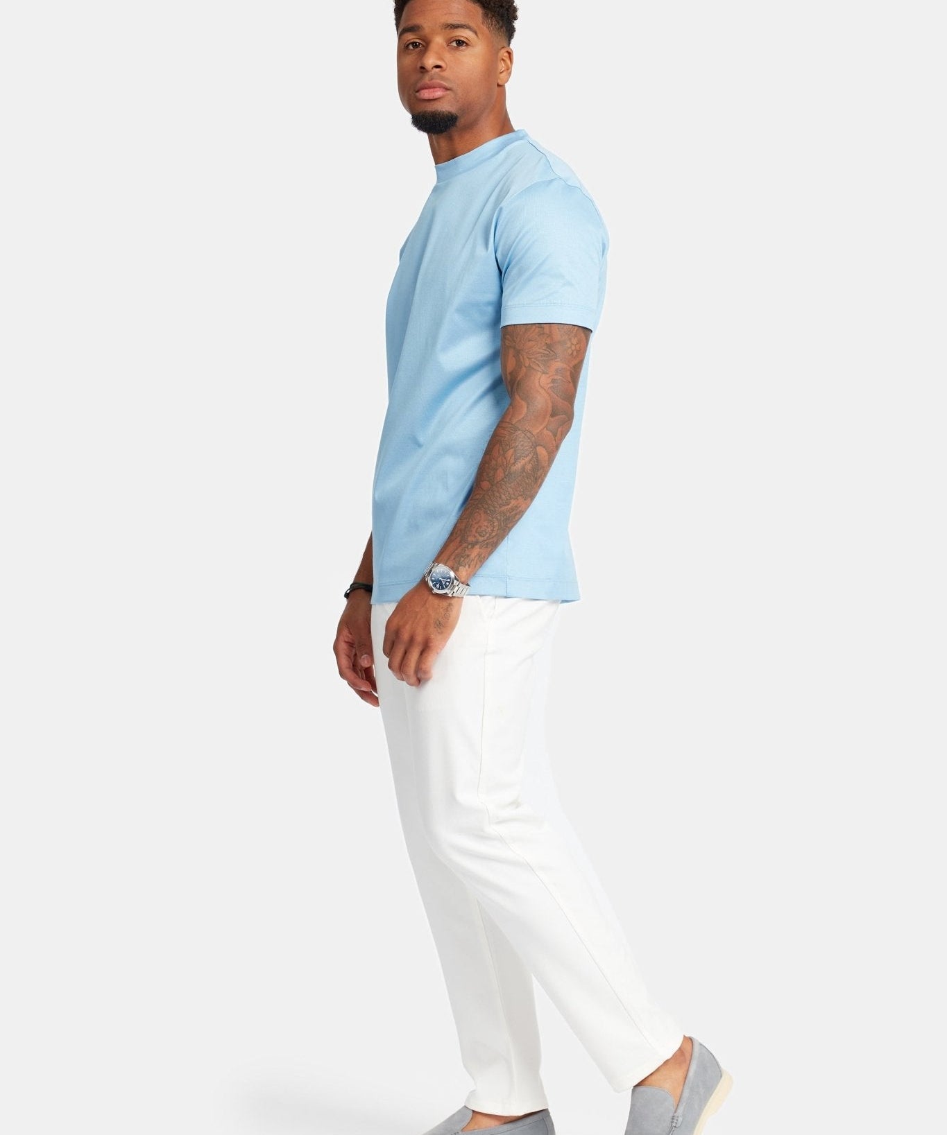 Premium Sky Blue T-Shirt - Comfort & Style for Every Occasion Homme8 T-shirt
