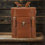 SCOTTSDALE Leather Convertible Backpack - Stylish & Versatile Homme8 