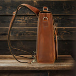 SCOTTSDALE Leather Convertible Backpack - Stylish & Versatile Homme8 
