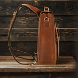 SCOTTSDALE Leather Convertible Backpack - Stylish & Versatile Homme8 
