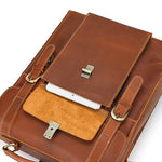 SCOTTSDALE Leather Convertible Backpack - Stylish & Versatile Homme8 