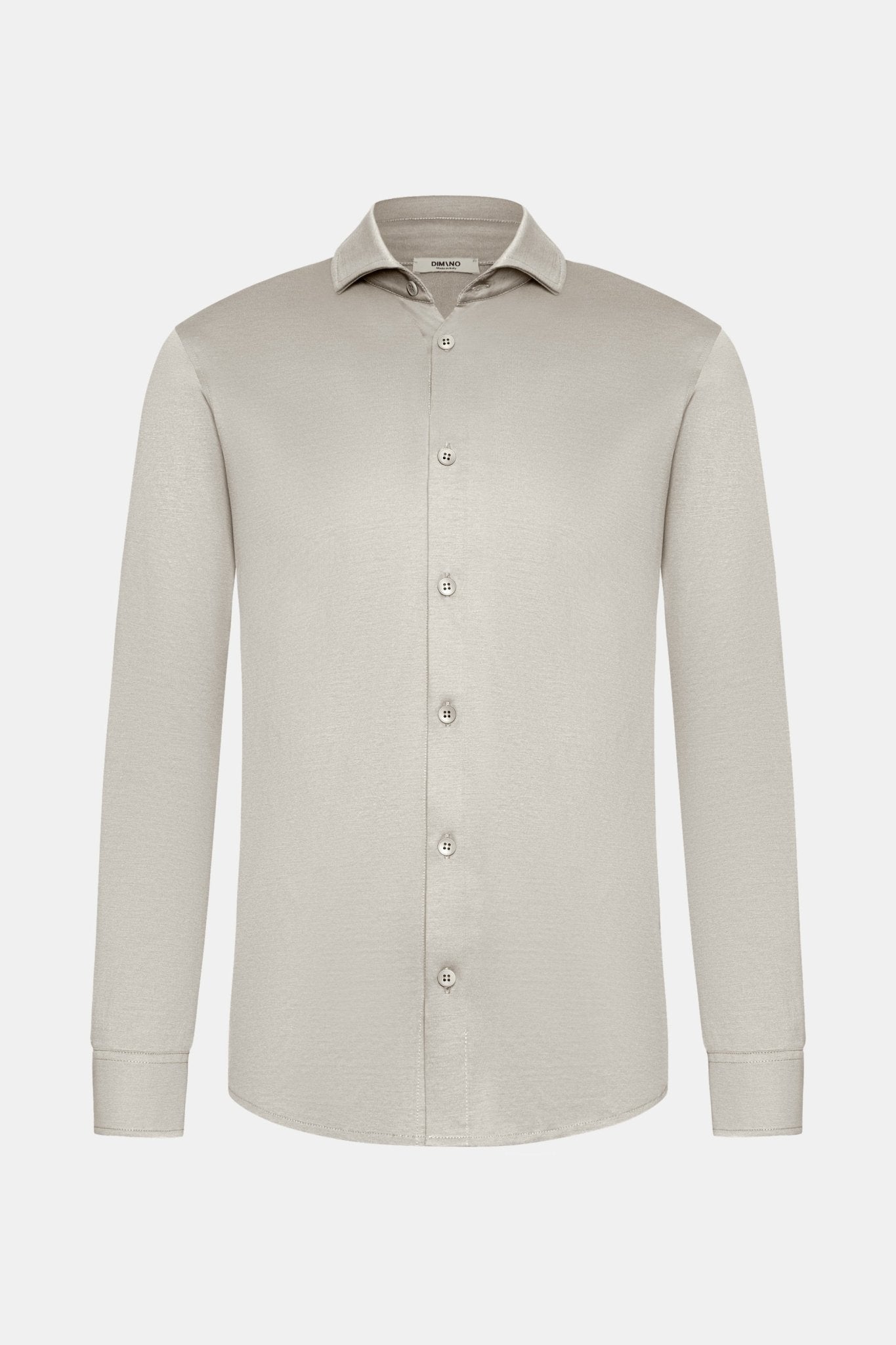 Sandstone Beige Formal Shirt - Elegant Comfort & Timeless Style Homme8 Overhemden