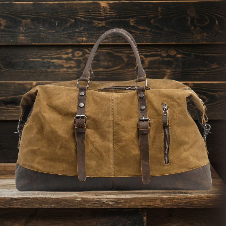 Seattle Canvas Duffle Bag - Durable, Stylish & Versatile Travel Companion Homme8 waxed canvas duffle bag