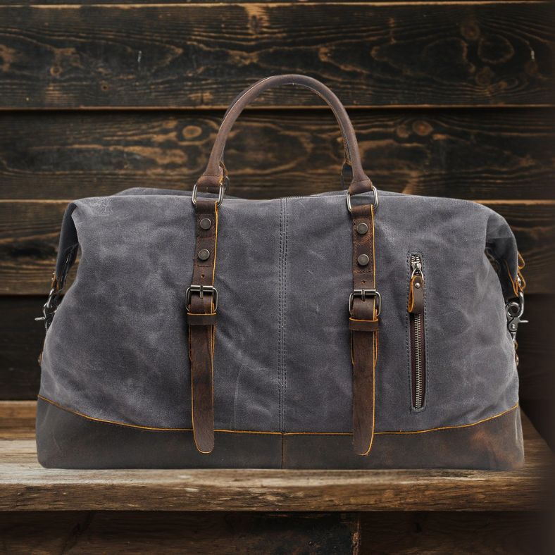 Seattle Canvas Duffle Bag - Durable, Stylish & Versatile Travel Companion Homme8 waxed canvas duffle bag