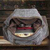 Seattle Canvas Duffle Bag - Durable, Stylish & Versatile Travel Companion Homme8 waxed canvas duffle bag