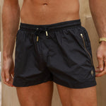 Signature Black Swim Shorts - Stylish, Quick-Dry & Comfortable Homme8 Luxury Resort Wear