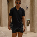 Signature Black Swim Shorts - Stylish, Quick-Dry & Comfortable Homme8 Luxury Resort Wear