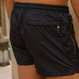 Signature Black Swim Shorts - Stylish, Quick-Dry & Comfortable Homme8 Luxury Resort Wear