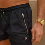 Signature Black Swim Shorts - Stylish, Quick-Dry & Comfortable Homme8 Luxury Resort Wear
