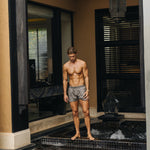 Signature Grey Swim Shorts - Stylish, Quick-Dry Comfort Homme8 Luxury Resort Wear
