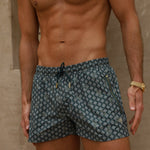 Signature Meridian Swim Shorts: Stylish, Quick-Dry Comfort Homme8 Luxury Resort Wear