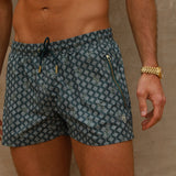Signature Meridian Swim Shorts: Stylish, Quick-Dry Comfort Homme8 Luxury Resort Wear