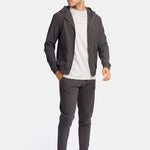 Slate Grey Hooded Tech Suit - Stylish Comfort & Performance Homme8 Trainingspak