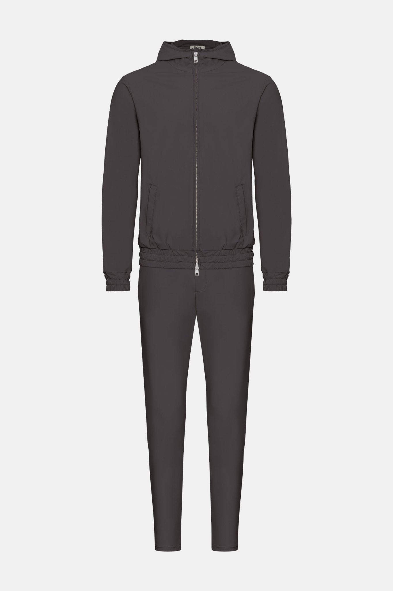 Slate Grey Hooded Tech Suit - Stylish Comfort & Performance Homme8 Trainingspak