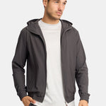 Slate Grey Hooded Tech Suit - Stylish Comfort & Performance Homme8 Trainingspak