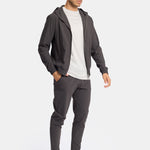 Slate Grey Hooded Tech Suit - Stylish Comfort & Performance Homme8 Trainingspak