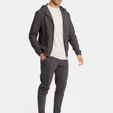 Slate Grey Hooded Tech Suit - Stylish Comfort & Performance Homme8 Trainingspak