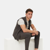 Slate Grey Tech Gilet - Stylish, Versatile & Functional Outerwear Homme8 Gilet
