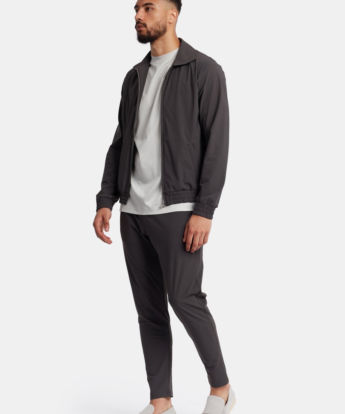 Slate Grey Tech Suit: Stylish, Versatile & Performance-Driven Homme8 Trainingspak