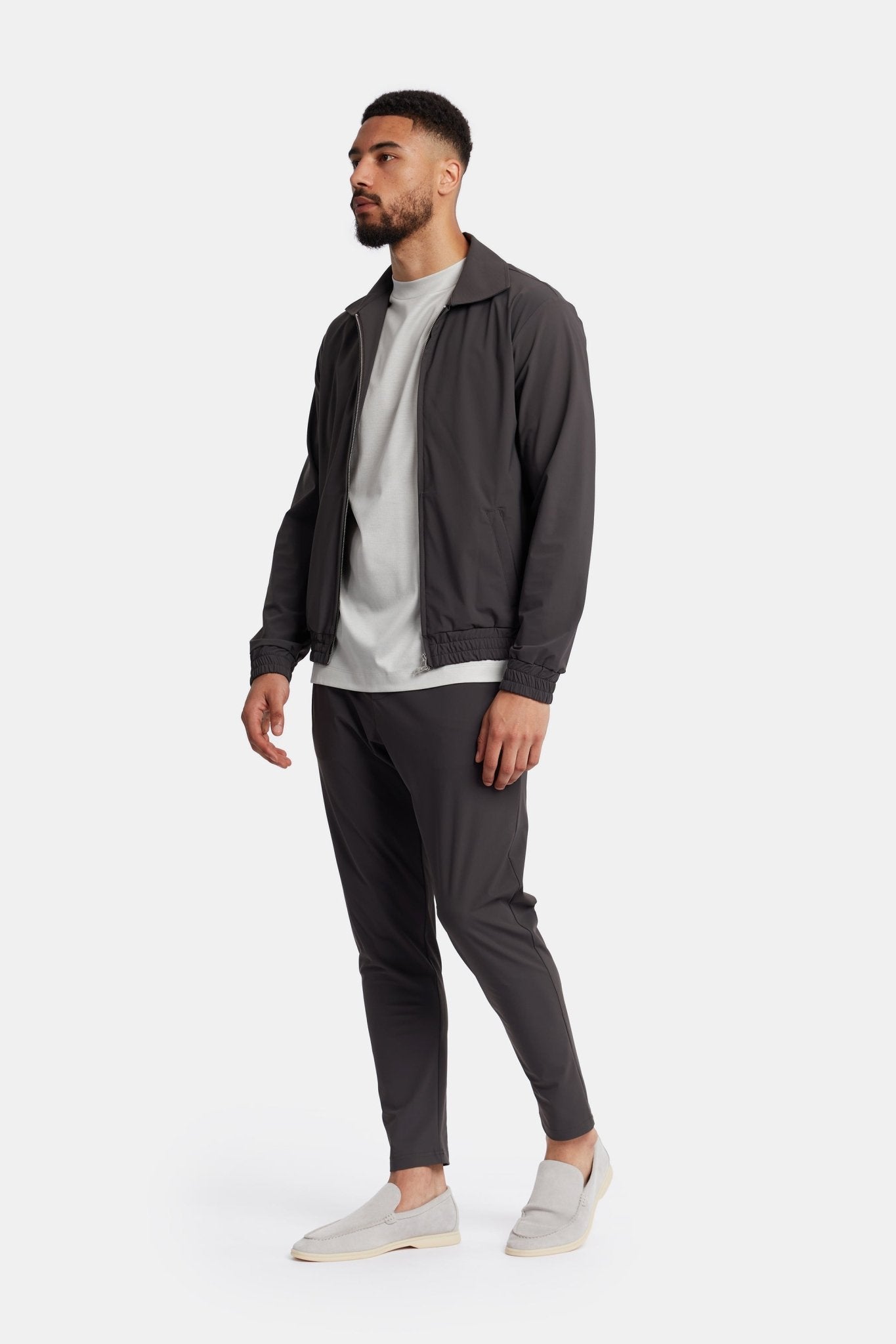 Slate Grey Tech Suit: Stylish, Versatile & Performance-Driven Homme8 Trainingspak