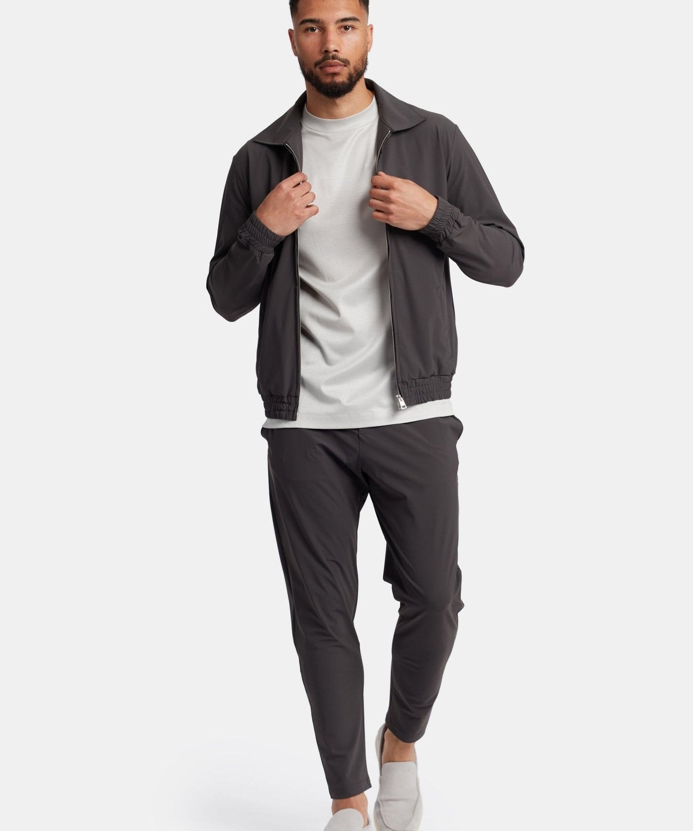 Slate Grey Tech Suit: Stylish, Versatile & Performance-Driven Homme8 Trainingspak