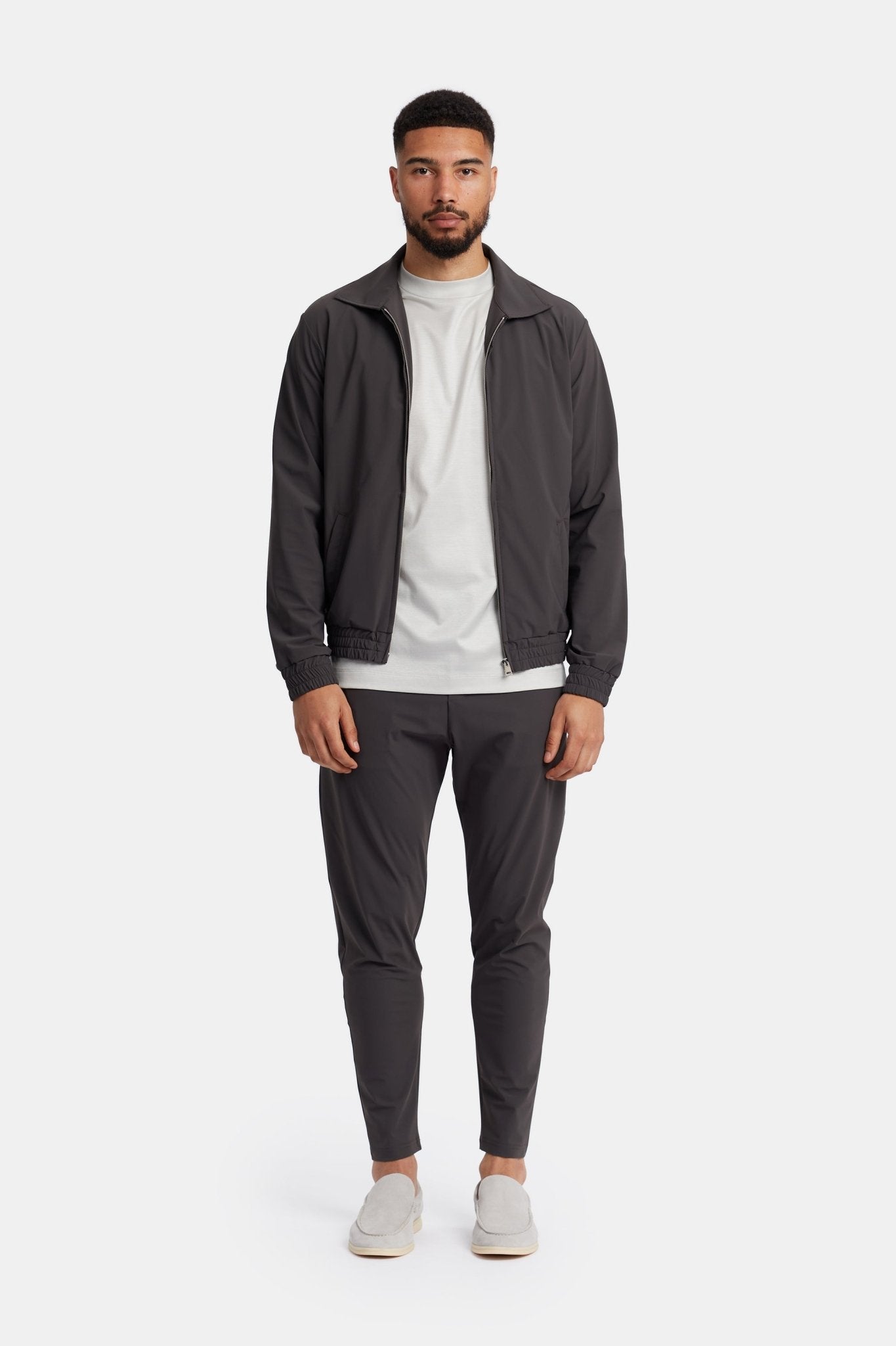 Slate Grey Tech Suit: Stylish, Versatile & Performance-Driven Homme8 Trainingspak