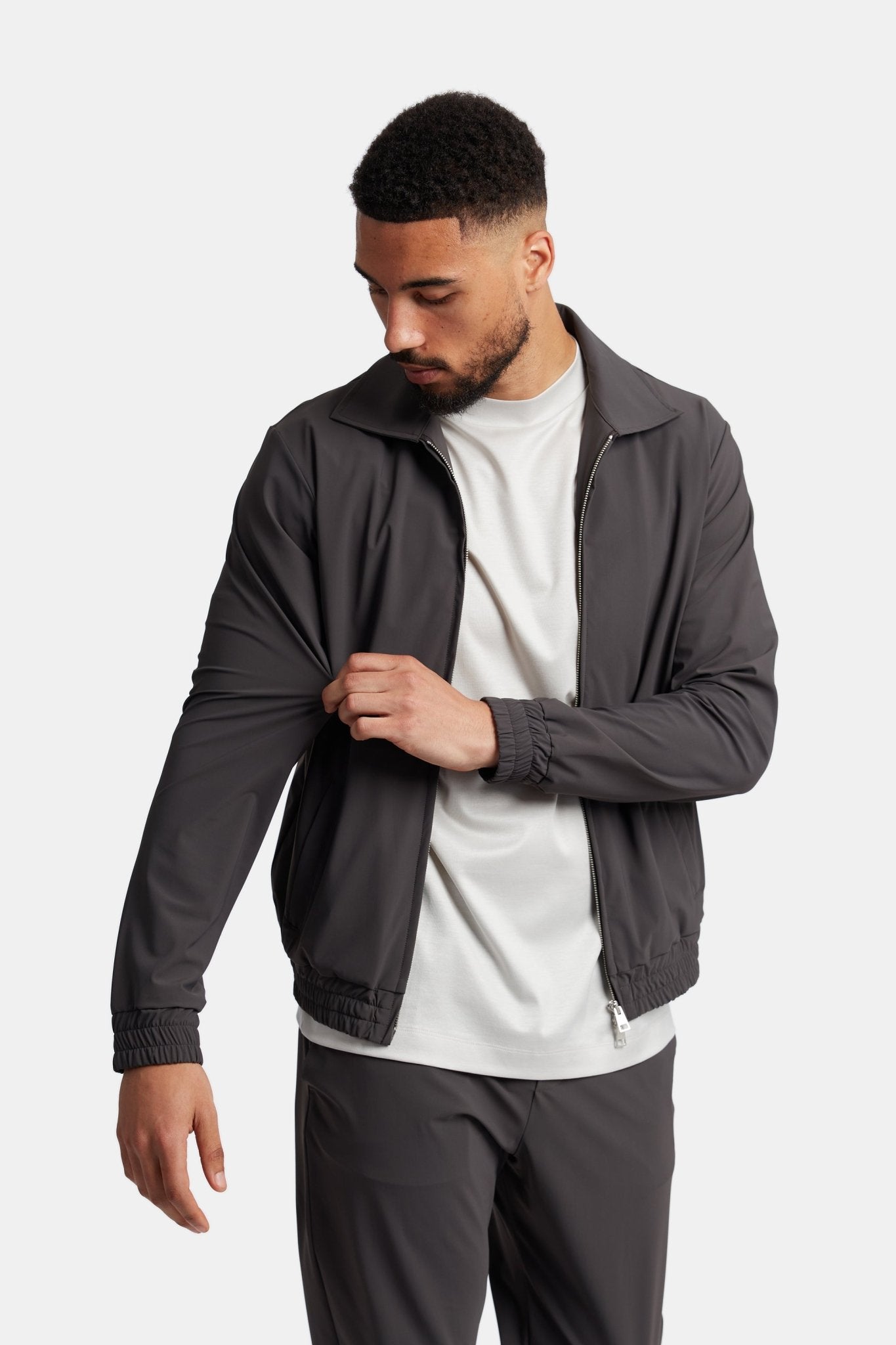 Slate Grey Tech Suit: Stylish, Versatile & Performance-Driven Homme8 Trainingspak