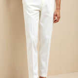 Smart Luxury Chino Ankle Pants - Regular Fit for Effortless Style Homme8 