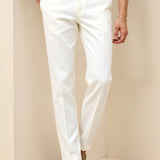 Smart Luxury Chino Ankle Pants - Regular Fit for Effortless Style Homme8 