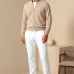 Smart Luxury Chino Ankle Pants - Regular Fit for Effortless Style Homme8 