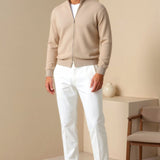 Smart Luxury Chino Ankle Pants - Regular Fit for Effortless Style Homme8 