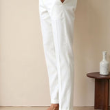 Smart Luxury Chino Ankle Pants - Regular Fit for Effortless Style Homme8 