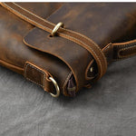 Stylish Brown Leather Handbag YPRES - Durable & Chic Design Homme8 luxury handbag