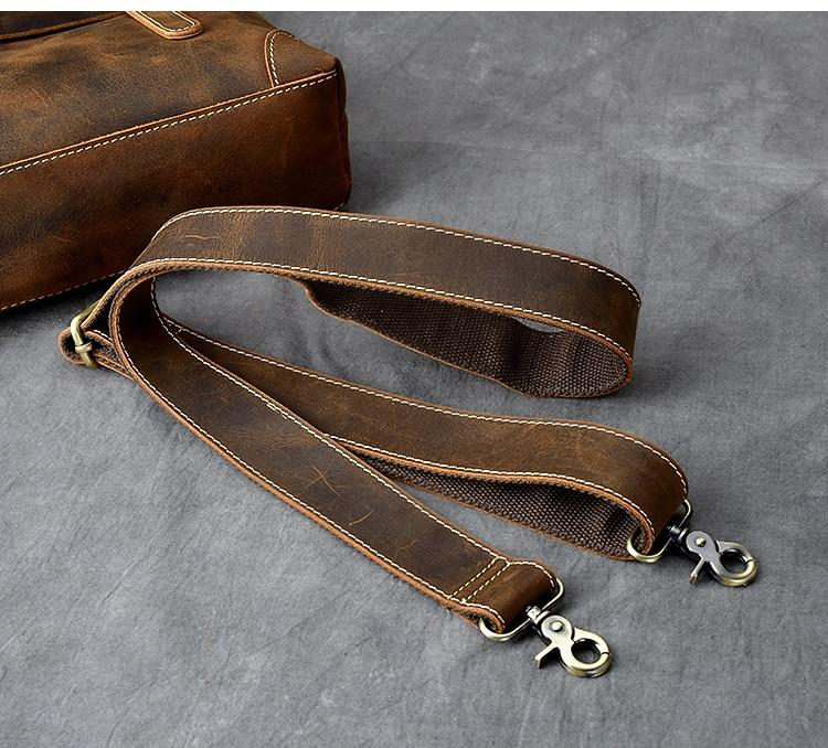 Stylish Brown Leather Handbag YPRES - Durable & Chic Design Homme8 luxury handbag