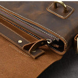Stylish Brown Leather Handbag YPRES - Durable & Chic Design Homme8 luxury handbag