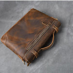 Stylish Brown Leather Handbag YPRES - Durable & Chic Design Homme8 luxury handbag