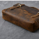 Stylish Brown Leather Handbag YPRES - Durable & Chic Design Homme8 luxury handbag