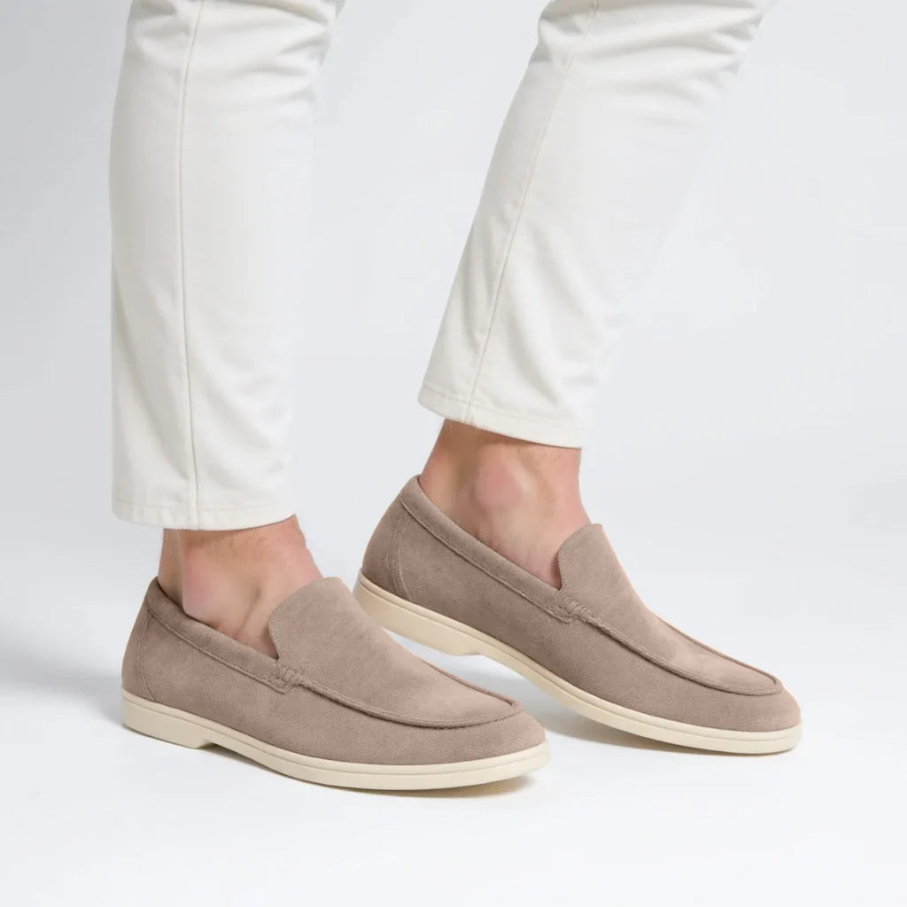 Suede Minimal Loafers Homme8 