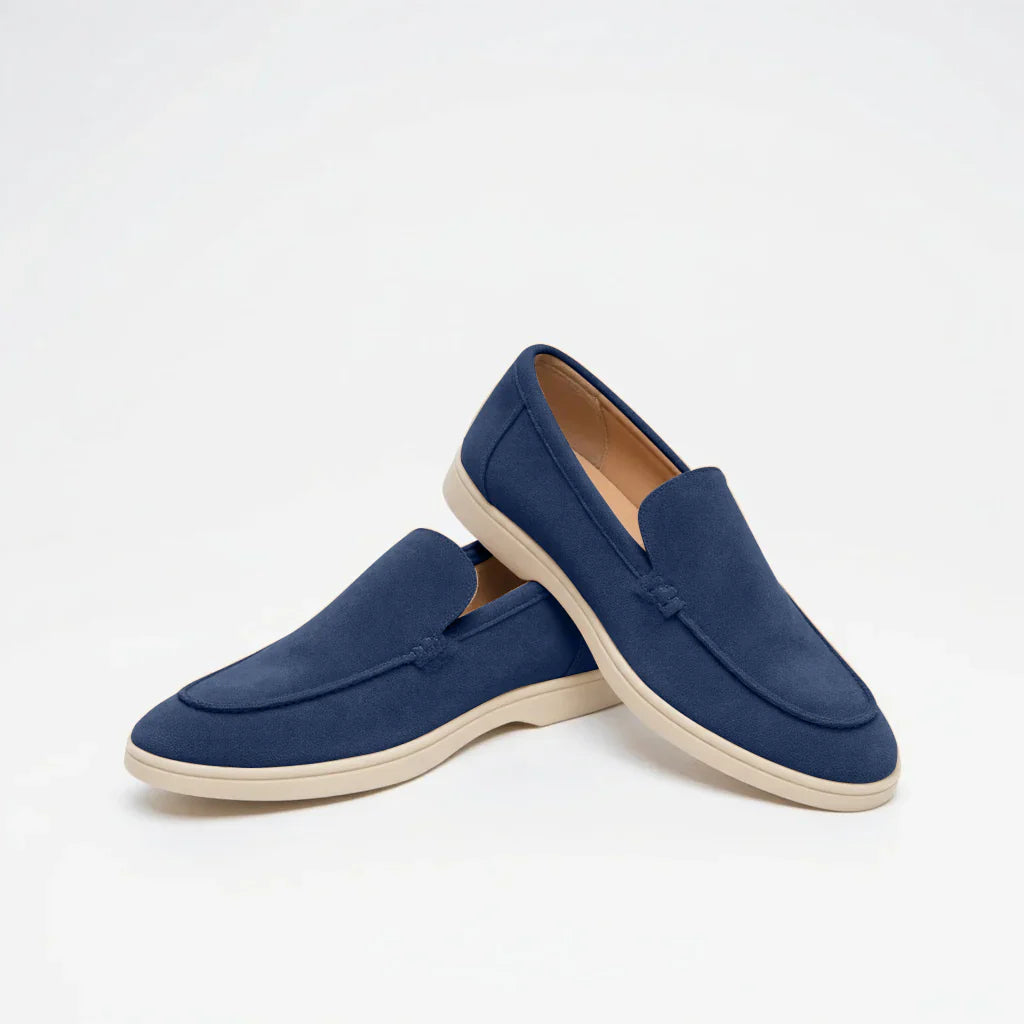 Suede Minimal Loafers Homme8 