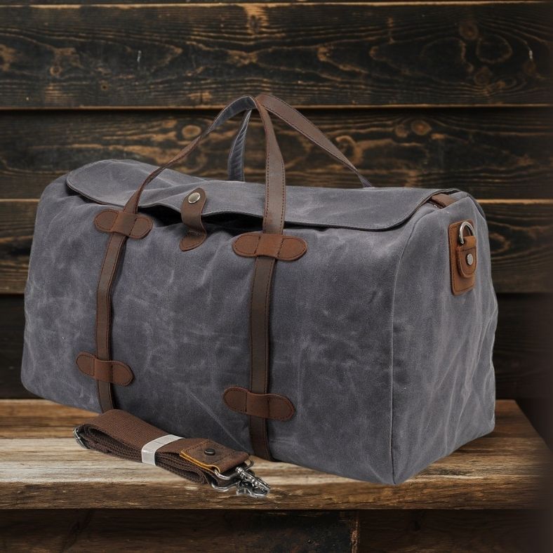 YOSEMITE Gym Duffle Bag - Durable, Stylish & Spacious for All Gear Homme8 waxed canvas duffle bag