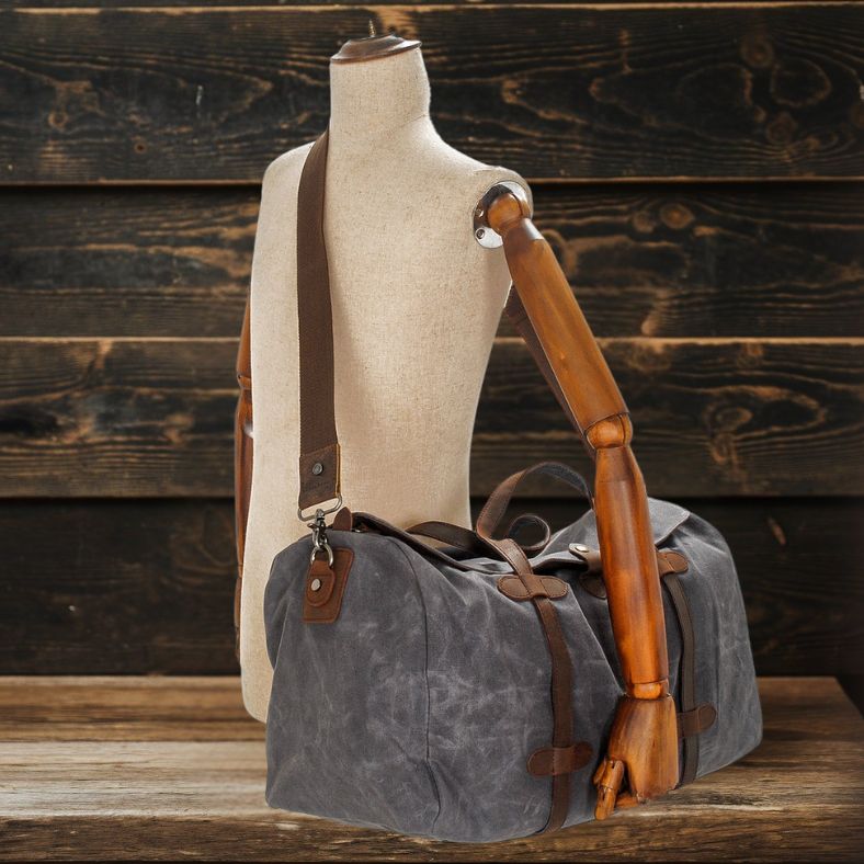 YOSEMITE Gym Duffle Bag - Durable, Stylish & Spacious for All Gear Homme8 waxed canvas duffle bag